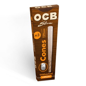 Bibułki OCB Slim Brown Cones