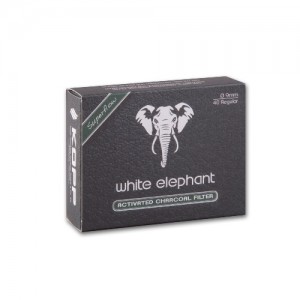 Filtry White Elephant węglowe 9 mm 40 szt