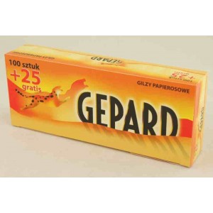 Gilzy papierosowe Gepard 100+25 szt.