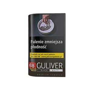 Tytoń papierosowy Guliwer Black White 30g