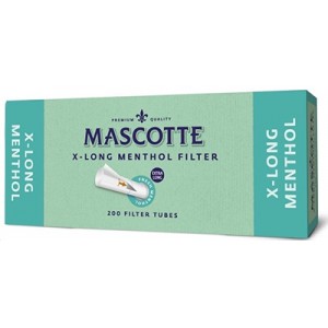 Gilzy papierosowe Mascotte X-LONG Menthol 200 Gilzy papierosowe Mascotte X-LONG Menthol 200