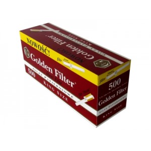 Gilzy papierosowe Golden Filter 550 szt. 100s